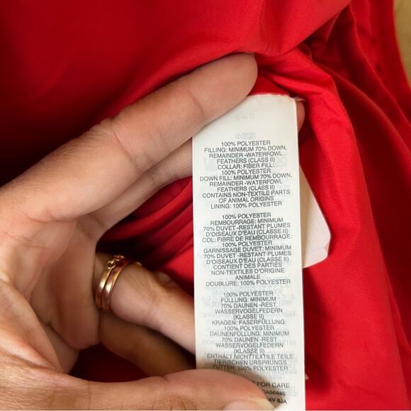 J. Crew Red Puffer Vest with Snap Pockets - Picture 11 of 11